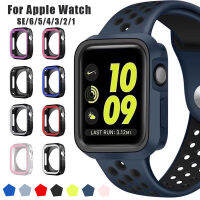 สายคล้องคอซิลิโคนและฝาครอบชุดสำหรับApple Watch SE 6 5 4 3 2 1สายรัดข้อมือ + ฝาครอบสำหรับIสายนาฬิกาข้อมือ38มม.40มม.42มม.44มม.Protectorสายข้อมือสำหรับเปลี่ยนWatchband