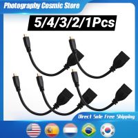 5/4/3/2PCS Hdmi Cable Micro HDMI Male D to HDMI Female A Jack Adapter Cable Digital Audio 340 MHz 1080p Connecting Line Vip Link TV Accessories