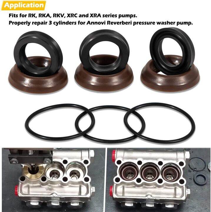 AR 1857 Water Seal Repair Packing Kit 18mm for Pressure Washer Pump