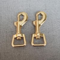 ۩☞ 1 Piece Gold 15mm Metal Safety Strong Hooks Clips Lobster Clasp dog leash Carabiner Snap Hook DIY Key Chain Bag Part Accessories