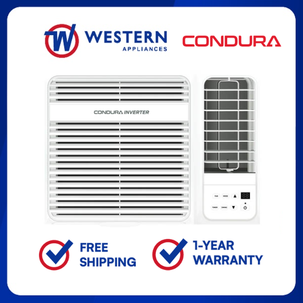 Condura WCONH009EEVC2 1.0HP Compact Inverter Window Type Air