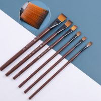 1 Set/6 Pcs Artists Brushes Nylon Acrylic Oil Paint Brushes For Artist Supplies Watercolor Set Painting Supplies Drop Shipping Artist Brushes Tools