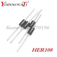 200PCS Rectifier Diode 1A 1000V DO-41 HER108 WATTY Electronics