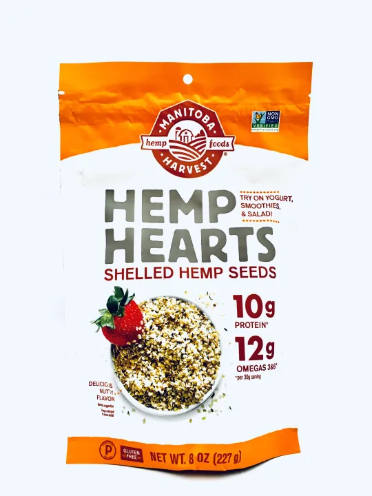 Manitoba Hemp Hearts SHELLED HEMP SEEDS 8 Oz (227g) Expiry date 2/2024
