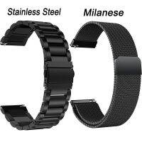 อะไหล่สแตนเลสสตีลแบบ Milanese Loop,สำหรับนาฬิกา Huawei GT 2 GT2 46มม. ทำจากโลหะสายเหล็กสายนาฬิกาข้อมือ22มม.