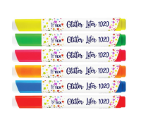 ปากกาเน้นข้อความ Glitter Liter คละสี(แพ็ค6) เท็กซ์ 1020 (สินค้าพร้อมส่ง)