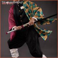 【hot】❈  UWOWO-Giyuu Tomioka Traje Demon Slayer Cosplay Kimetsu no Yaiba Haori Matando Corpo Uniforme Novo Design Em estoque