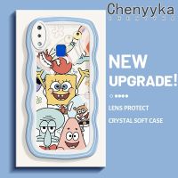 เคส Chenyyka สำหรับ VIVO Y91เคส Y95 Y91i การ์ตูนต่างหูเงินหัวใจสีม่วงดีไซน์ใหม่ขอบครีมโปร่งใสลายกล้องถ่ายรูปเคสมือถือนุ่มฝาครอบป้องกันที่เรียบง่ายอ่อนโยน