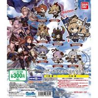 Gashapon กาชาปอง V1 พวงกุญแจป้ายยางการ์ตูน Granblue Fantasy The Animation งานลิขสิทธิ์แท้ Bandai จากญี่ปุ่น