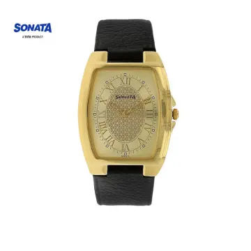 Sonata 7988pp03 men's hot sale watch belt