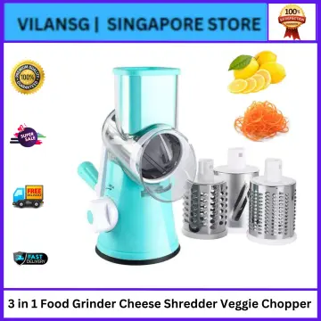 Kitchen Veggie Chopper Multifunction Rotary Cheese Grater Manual