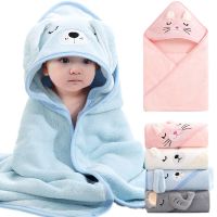 【CC】▩✴  Cartoon Baby Soft Newborn Hooded Blanket Toddler Bathrobe Warm Sleeping Swaddle Wrap for Boys