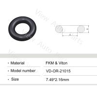 200ชิ้นสำหรับหัวฉีดน้ำมันมาสด้าซีลยางโอริงสำหรับมิตซูบิชิหัวฉีดน้ำมันชุดเครื่องมือซ่อม VD-OR-21015 7.49*2.16มม.