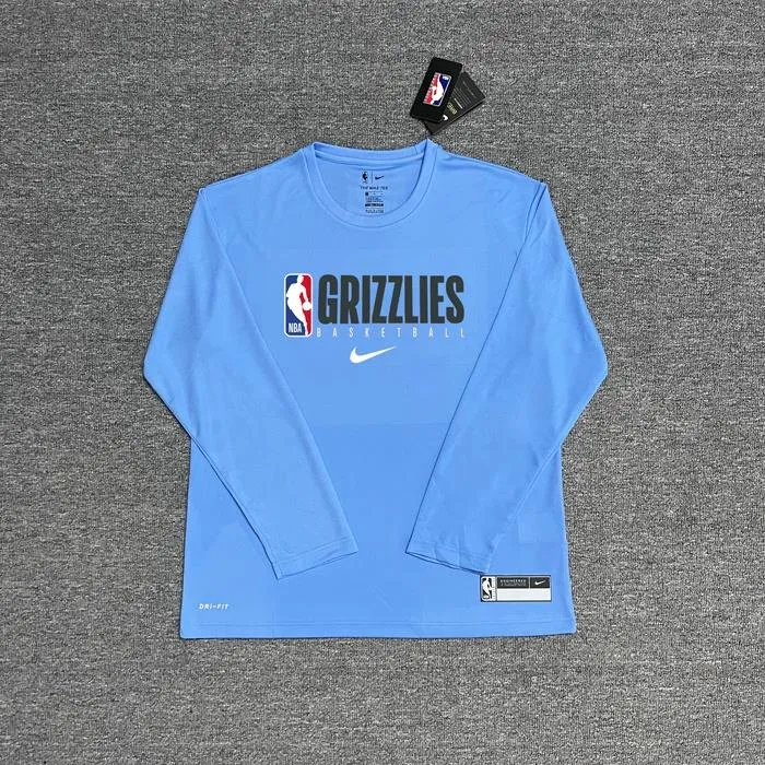 ▣○ NBA Men's Warm Up Training Top Quick Dry Breathable Long Sleeve T-Shirt  Oversized Lakers Warriors Grizzlies Basketball Warm Up Uniform Plus Size Long  Sleeve Training Wear