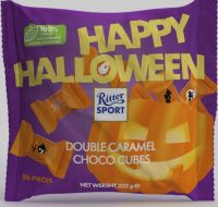 โละสต๊อก! เทขาย!!! Ritter Sport Happy Halloween Chocolate 222g. [28ชิ้น/เเพ็ค]