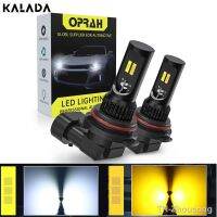 【LZ】☌  2pcs Car LED Fog Light 9005 HB3 9006 HB4  H7 H11 1860 Csp Auto Foggy Headlight Bulb Dual Colors Lamp White Amber 12V Bulb Diode