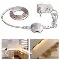 Wireless PIR Motion Sensor LED Strip Lights 12V Waterproof Auto on/off Closet Kitchen Cabinet LED Light lamp Tape Home Decorate