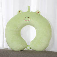 Adult Children Travel Pillow Soft Short Plush Cartoon U-shaped Pillow Portable Outdoor Nap Flight Neck Pillow Nursing Cushion