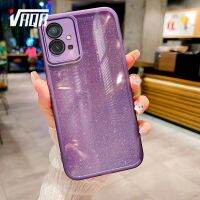 เคสนิ่ม VRQR สำหรับ Vivo Y75 5G Y55 5G T1 5GIQOO Z6 5G Y30 5G เคสมันเงาโทรศัพท์ไล่ระดับสี Bling เคสเคสแบบแฟชั่นน่ารักพร้อมกระเป๋าใส่กล้อง