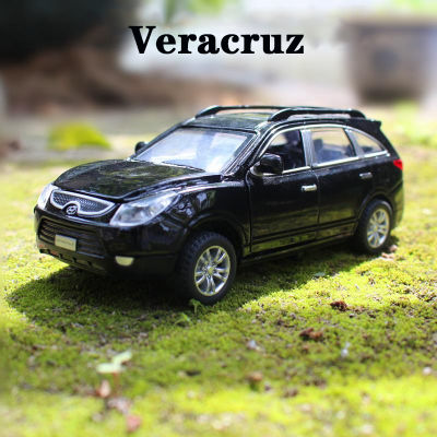1:32 Scale ใหม่ Hyundai Veracruz Sport SUV รถดึงกลับเสียงเด็กของขวัญคอลเลกชัน Diecast ของเล่น Model