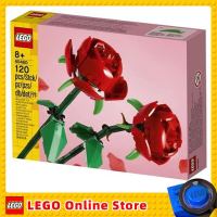 LEGO Creator-Rose emblématique de la série Botanicals, avec 2 ordures rouges diables, pour le cadeau de la fête des mères de Léon, 40460