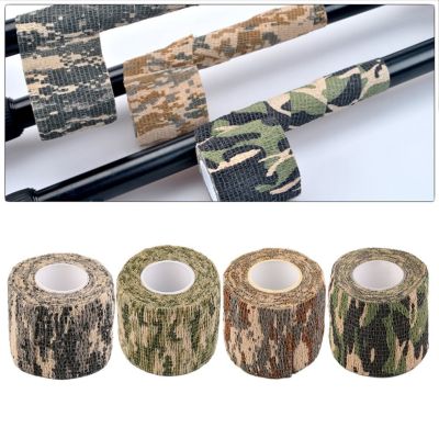 1x Camouflage Invisible Tape Camo Form Reusable Self Cling Camo Hunting Waterproof Hunting Rifle  Fabric Tape Wrap Fast Shipping Adhesives Tape