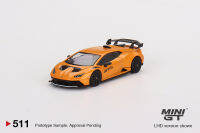 Lamborghini Huracán STO Arancio Borealis RHD 1:64 (Mini GT)