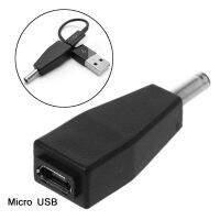 ⊕ Micro USB Female To DC 3.5x1.35mm Male Plug Jack Converter Adapter Charge For USB HUB LED Light Fan E56B