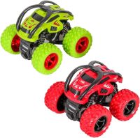 Inertia four-wheel off-road vehicle Childrens boy Model car Big wheel stunt toy car