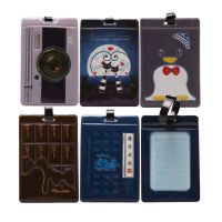 【DT】 hot  11*7.5cm PVC Square Luggage Tags Cute Cartoon Penguin Duck Cat Luggage Label Travel Accessories Suitcase Id/Name/Address Tag