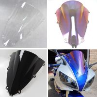 ✿ กระจกบังลม YZFR1สำหรับ1998 1999 Yamaha YZF 1000ที่เบนทางลมหน้า R1ฟองคู่ R1 YZF-R1 YZF R1 98 99อิริเดียม