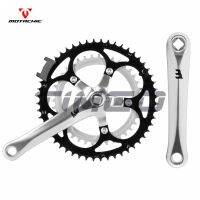 MOTACHIE จักรยานถนน2 × 8/9/10ความเร็ว Crankset 52-39T ตารางเรียวน้ำหนักเบา Chainwheel 170มิลลิเมตรยึดด้านล่าง68 × 113มิลลิเมตรเข้ากันได้กับ Shimano