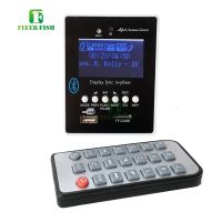 MP3 Alar music USB MP3 Player Module Support 32GB U-Disk TF Card Reader Media Lyric Blue LED Display Bluetooth TF Audio Board