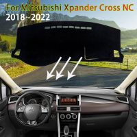 แผ่นฝาปิดแผงควบคุมสำหรับ Mitsubishi Xpander Cross NC Nissan Livina 2018 ~ 2022อุปกรณ์เสริมรถยนต์พรมบังแดดแผ่นพรมกันสกปรก