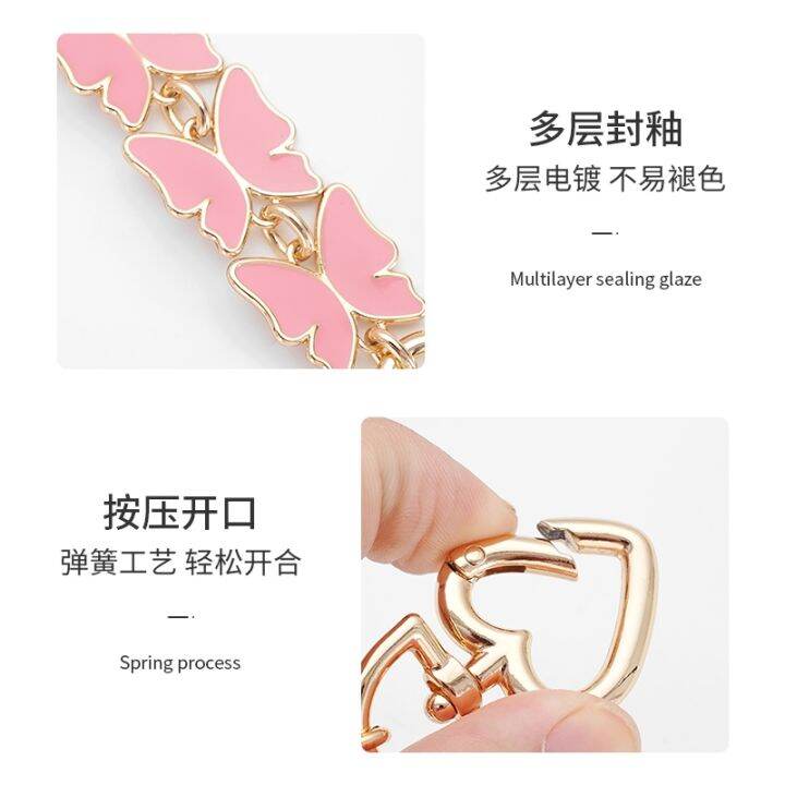 suitable-for-lv-pink-mahjong-bag-extension-chain-transformation-lengthened-underarm-bag-chain-accessories-messenger-bag-shoulder-strap-single-purchase