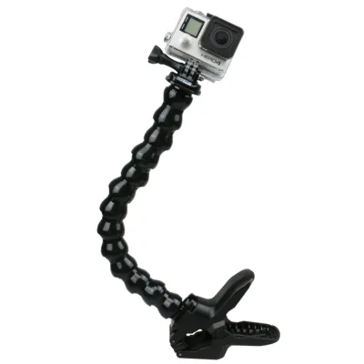 Adjustable Holder Mounting Neck With Jaws Clamp Flexible Support Soft For Gopro Hero 1233+45 For SJ 6000