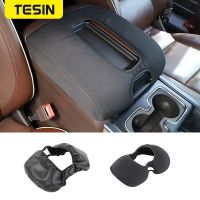 TESIN Armrest Accessories for Chevrolet Silverado Car Center Console Armrest Box Pad Cover for Chevrolet Silverado 2014-2017