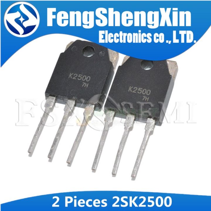 2PCS 2SK2500 TO3P K2500 TO-247 TO-3P Transistor