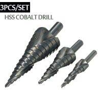 3PCS Drill Bit Set 4 12mm 4 20mm 4 32mm HSS Groove Titanium Coated Wood Metal Hole Cutter Carpentry Core Drill Tools Set