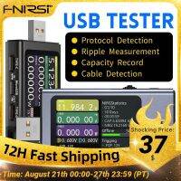 【LZ】♂☏◐  FNIRSI-FNB58 digital voltímetro amperímetro usb tester TYPE-C detecção de carga rápida gatilho medição da capacidade ondinha