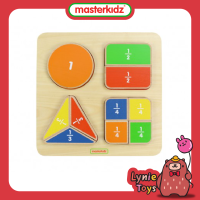 Masterkidz ของเล่นเสริมทักษะ กระดานเศษส่วนเรขาคณิต Geometric Fraction Board