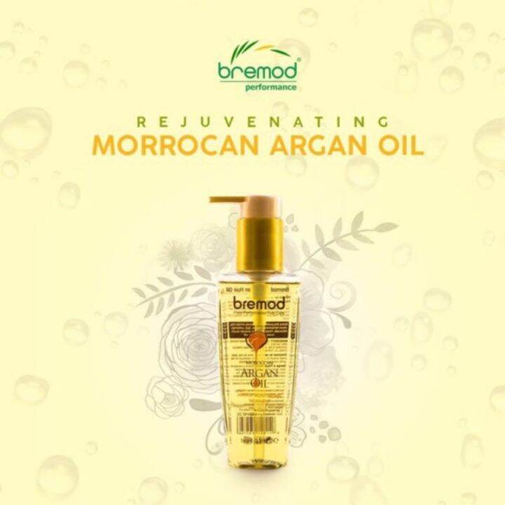 Bremod Moroccan Argan Oil Hair Serum For Damage Dry Frizzy Hair 100ml Br H031 Lazada Ph