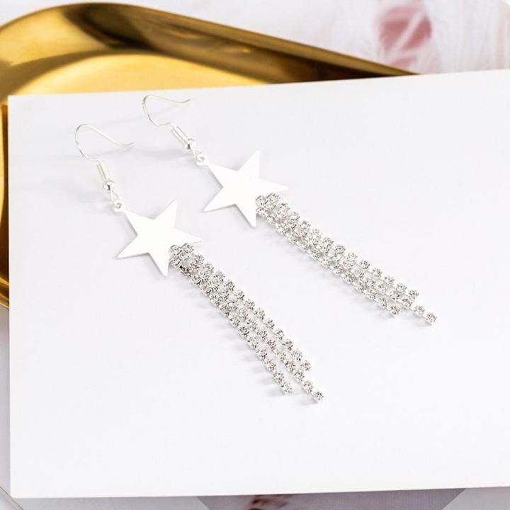 simple-earrings-female-temperament-earrings-trendy-earrings-fashion-earrings-earrings-long-star-earrings