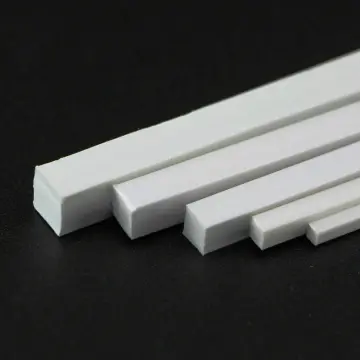 50 Pcs Model White Round Tube Diameter 0.5-6MM DIY ABS Plastic