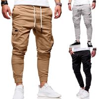 CODDi Yang 2021 Autumn Men Joggers New Casual Male Cargo Military Sweatpants Solid Multi-pocket Hip Hop Fitness Sportswear