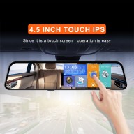 Màn Hình Cảm Ứng 4.5 Inch IPS Với Kính 2.5D Máy Ghi Hình Lái Xe Gương thumbnail