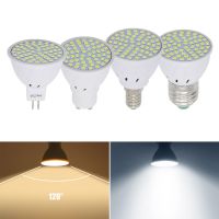 [Super bright bulb] 5ชิ้น/ล็อต2W 3W 4W GU10 MR16หลอดไฟ LED E27 E14 Lampada SMD 2835 AC 220V Spotlight Bombillas 48 60 80LEDs ข้าวโพด