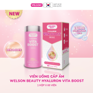 H&B GIFTS Viên uống HA cấp ẩm trắng da Welson Beauty Hyaluron Vita Boost
