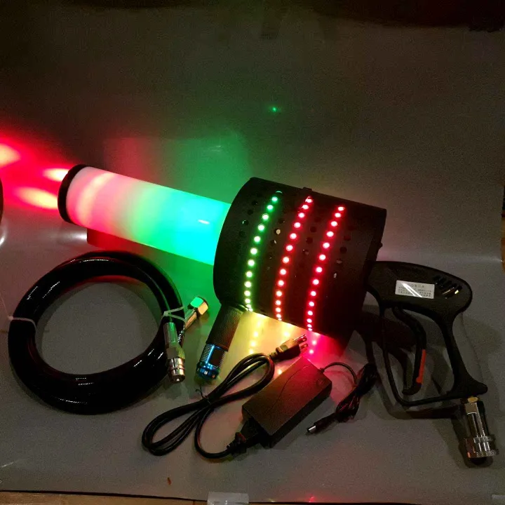 LED CO2 DJ Confetti Gun Lazada.co.th