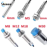 Blue Proximity Switch Inductive Proximity Sensor Detection Switch NPN/PNP NO NC 1-15mm Detection Distance Metal Sensor Switches